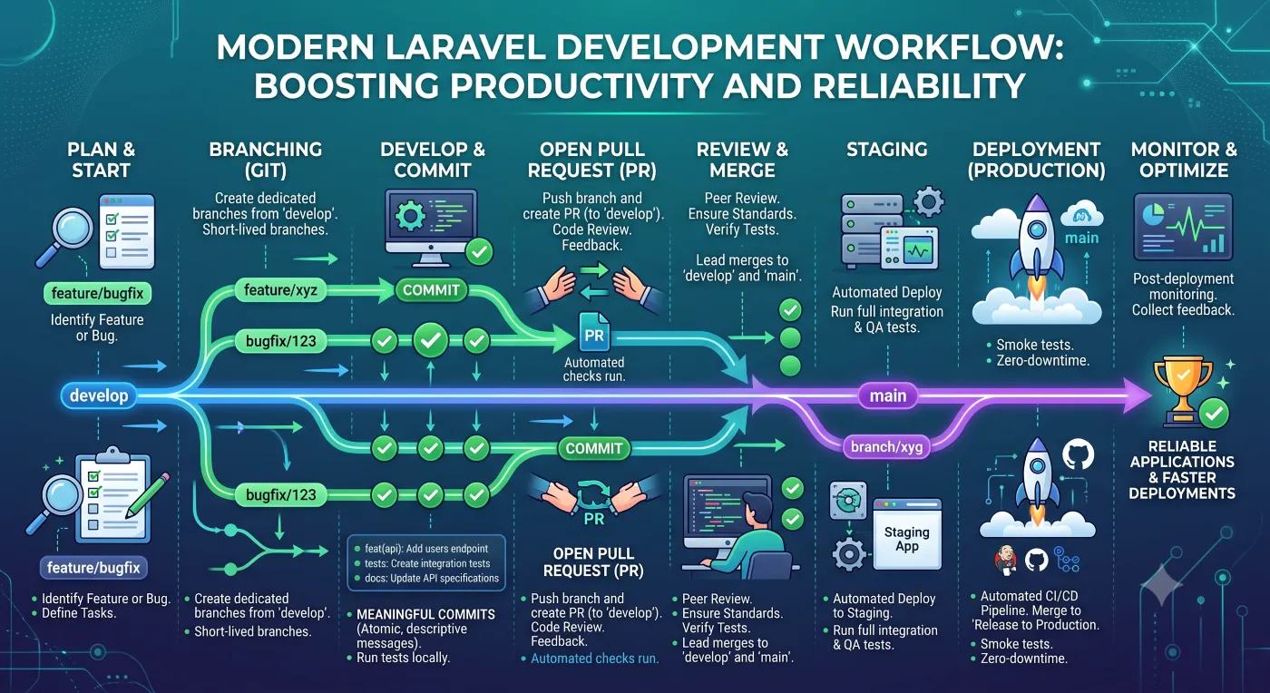 Using Git and GitHub for Laravel Projects